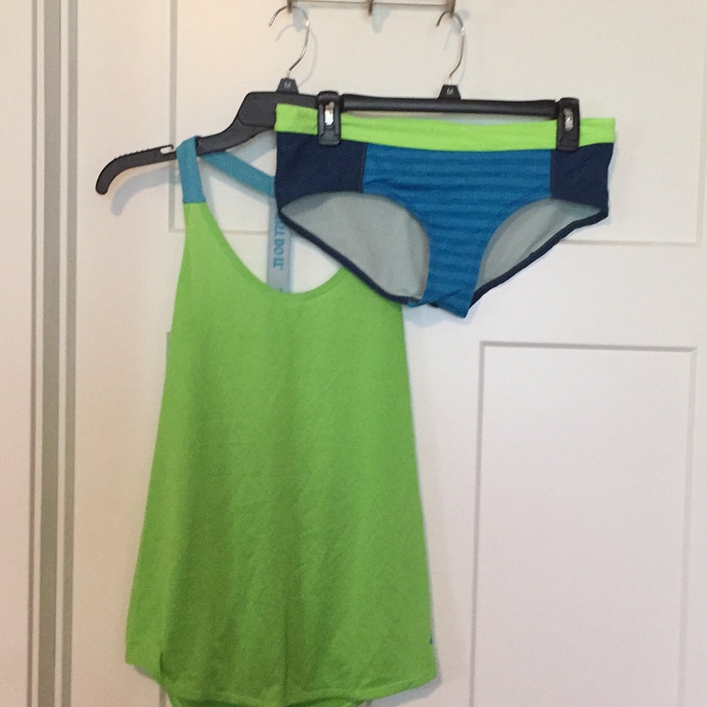 Swim bottoms and cover up